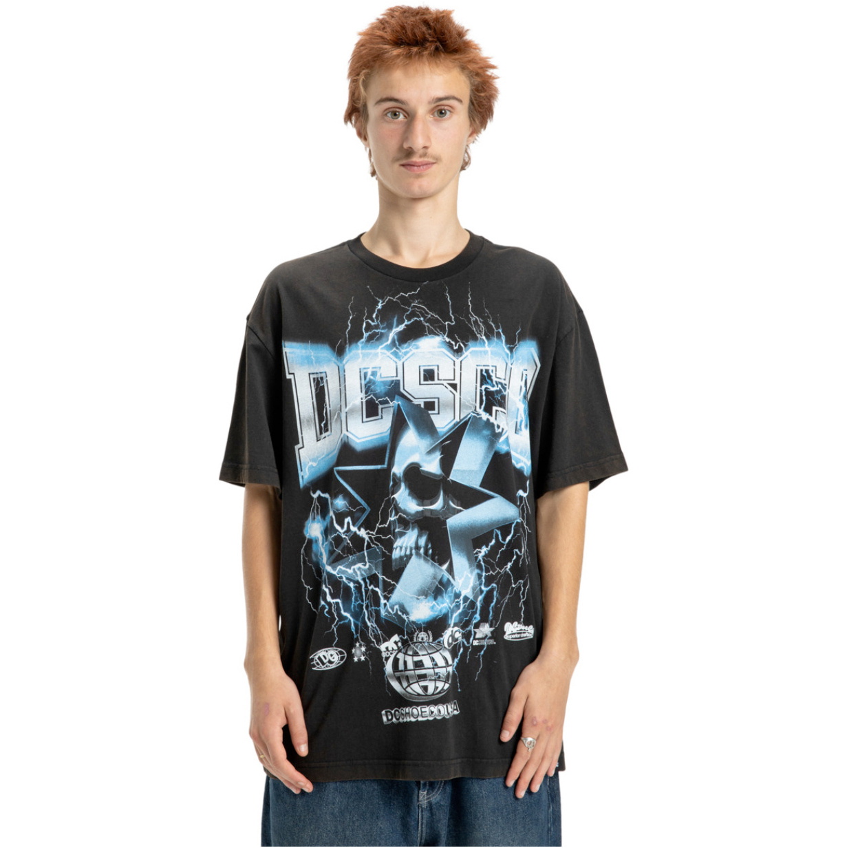 2026 DC Shoes Kranie Chok Tee EDYZT04351 - Black